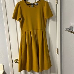 Gold LuLaRoe Amelia Dress
